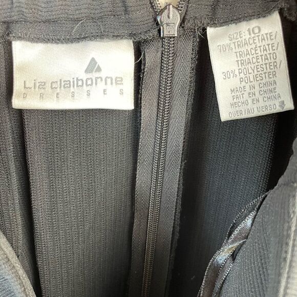 Liz Claiborne Black Dress Pants Size 10 EUC - Picture 5 of 5